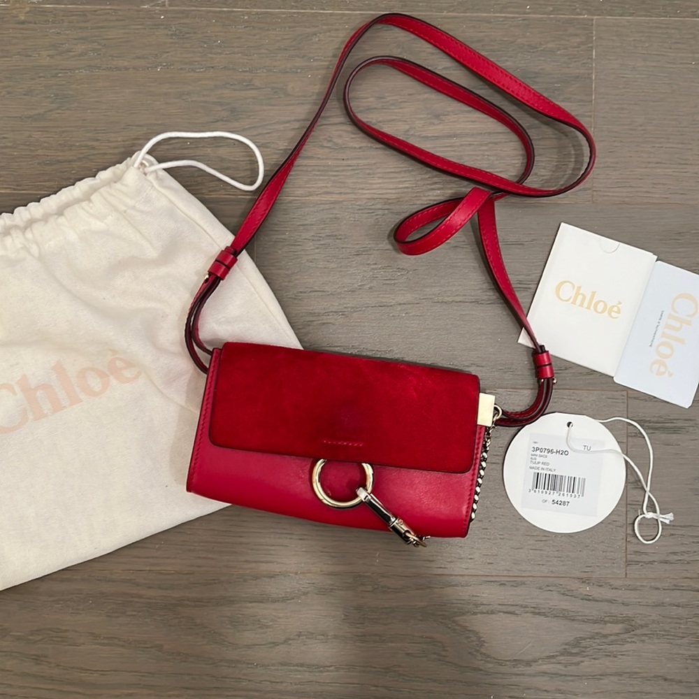 Chloe Faye Mini Wallet On Strap